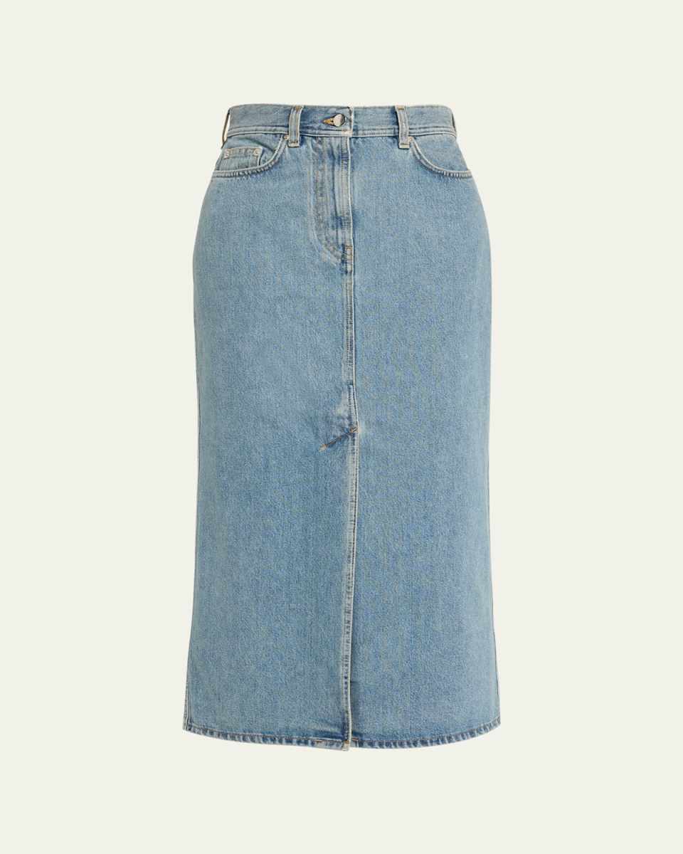 Rona Denim Long Skirt